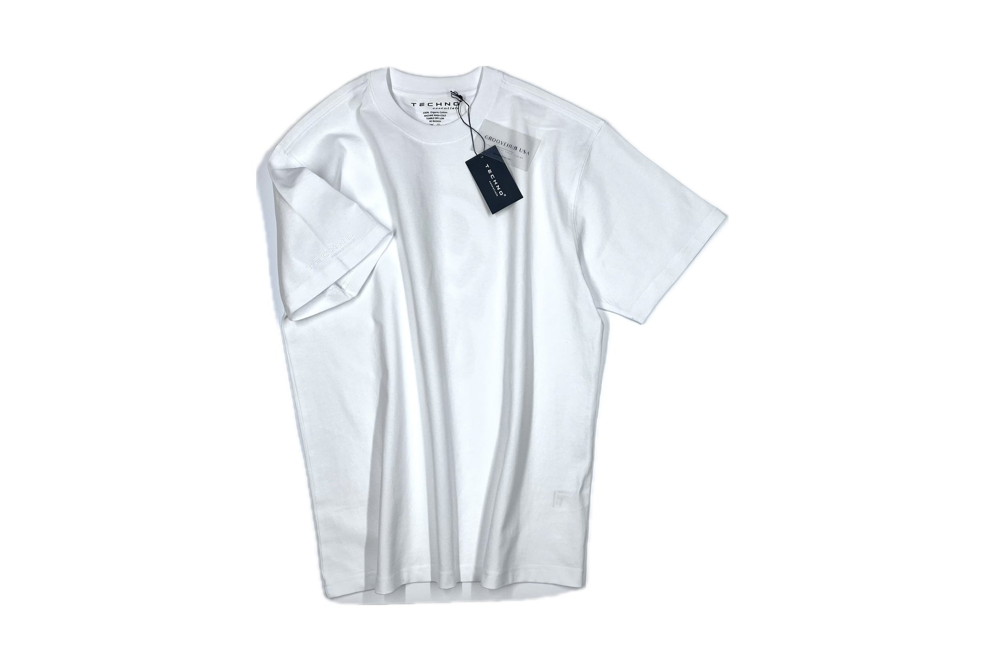 TECHNO essentials 100% Organic Cotton High Quality Oversized Drop Shoulder T-Shirt